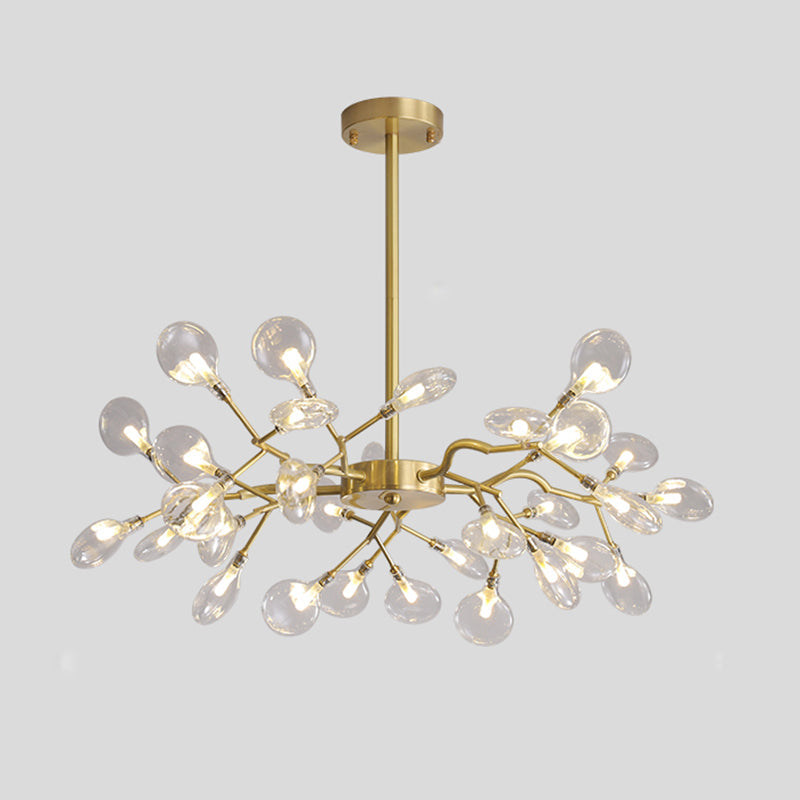 Tree Branch LED Ceiling Lighting Postmodern Metallic Chandelier - Rebooters