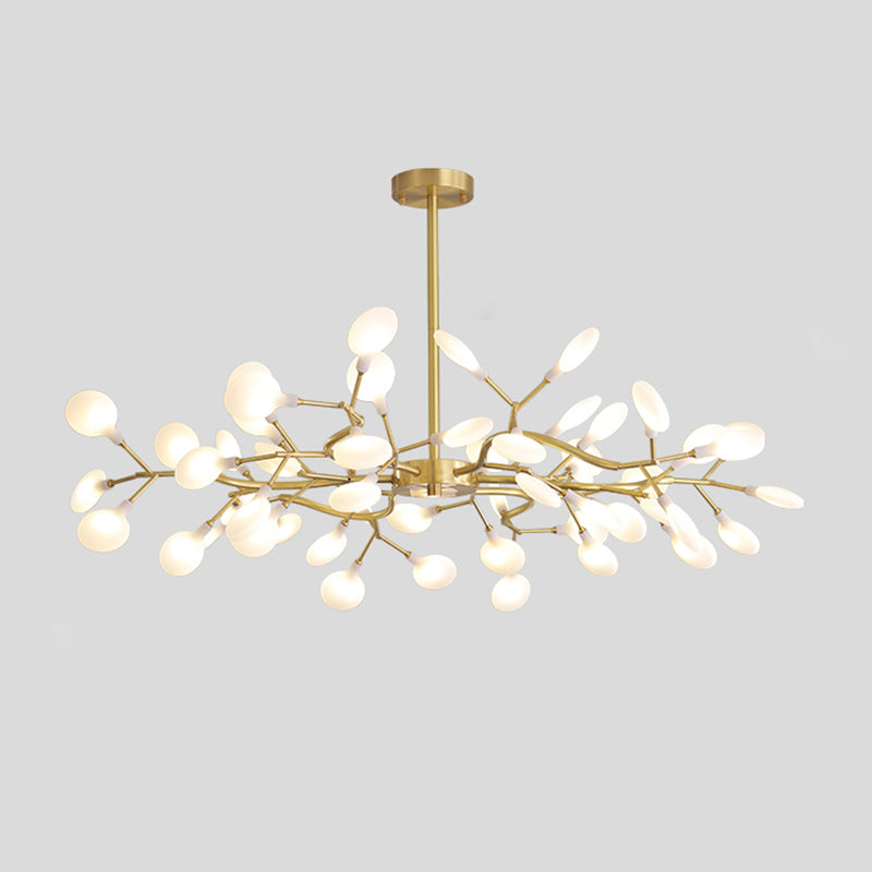 Tree Branch LED Ceiling Lighting Postmodern Metallic Chandelier - Rebooters