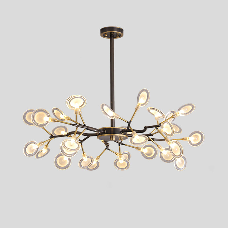 Tree Branch LED Ceiling Lighting Postmodern Metallic Chandelier - Rebooters