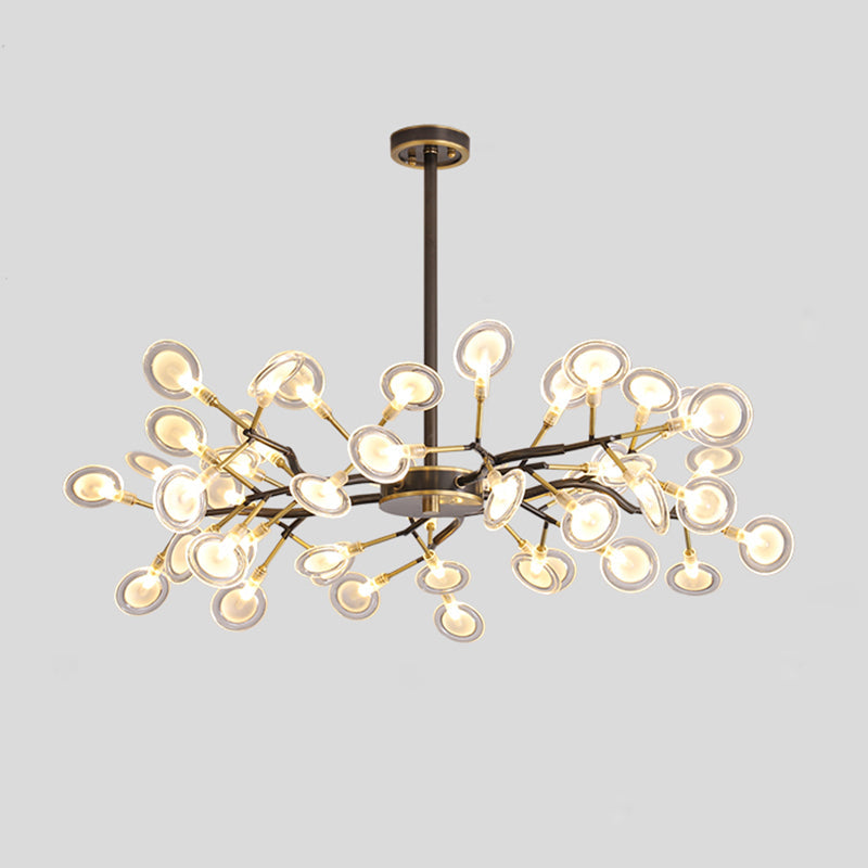 Tree Branch LED Ceiling Lighting Postmodern Metallic Chandelier - Rebooters