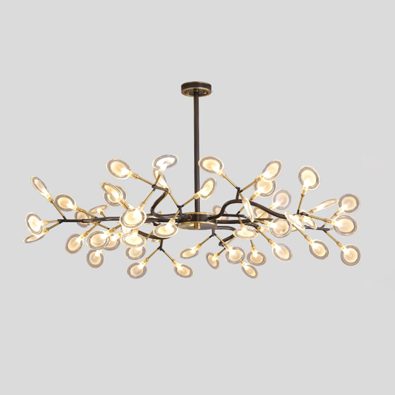 Tree Branch LED Ceiling Lighting Postmodern Metallic Chandelier - Rebooters