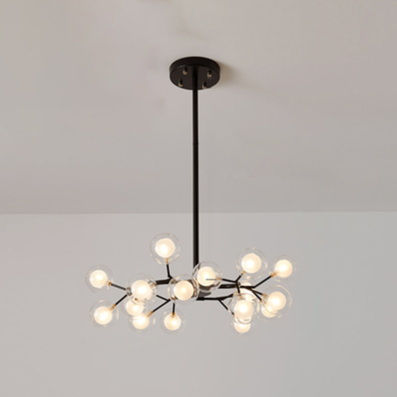 Metallic Branch Chandelier Light Simplicity LED Pendant Fixture - Rebooters