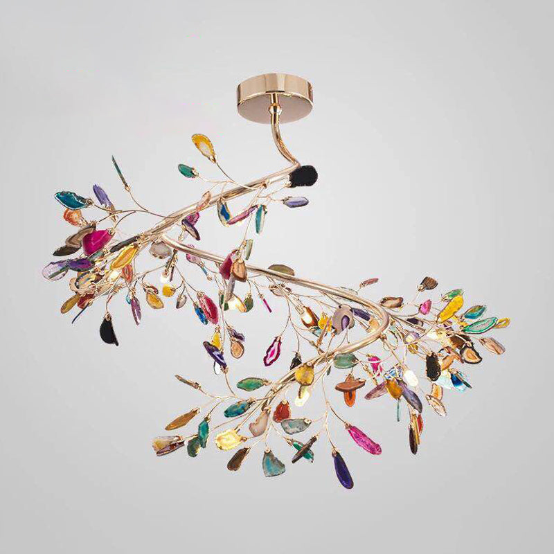 Nordic Firefly Chandelier Pendant Light Colorful Agate - Rebooters