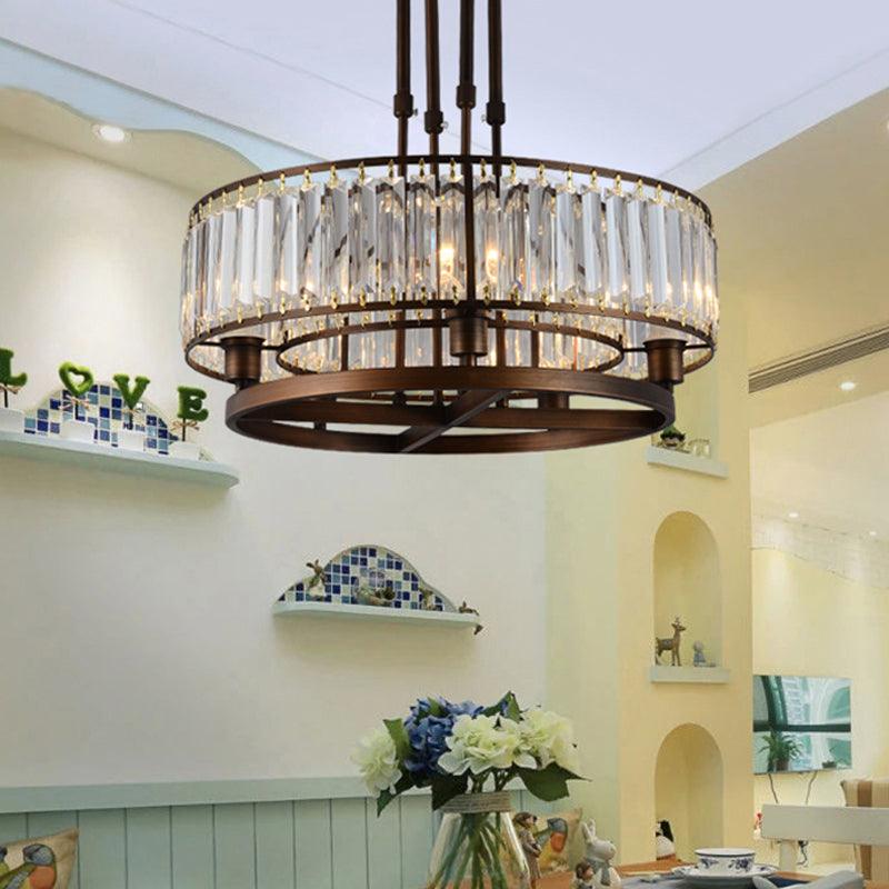 5/8 Bulbs Bedroom Chandelier Modernism Black Pendant Light - Rebooters