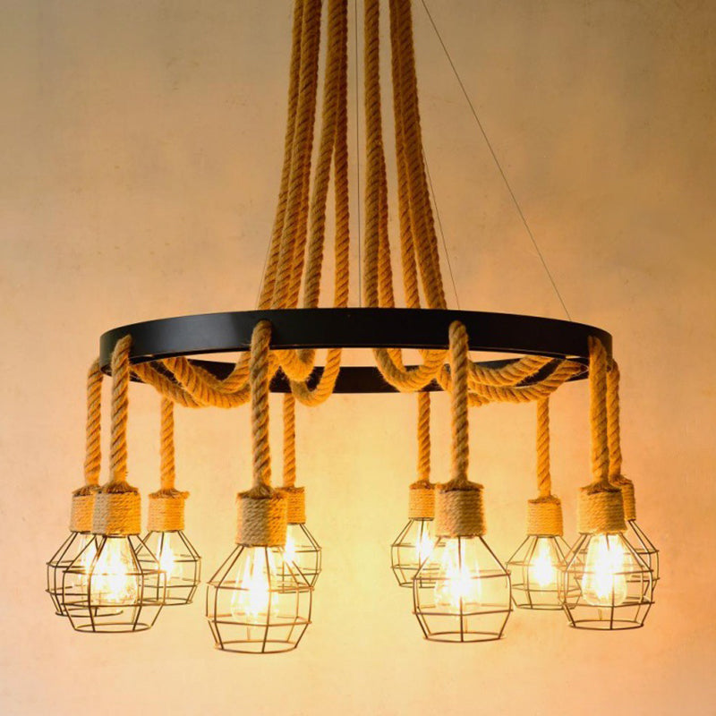 Grenade Metallic Ceiling Lighting Retro Style Chandelier - Rebooters