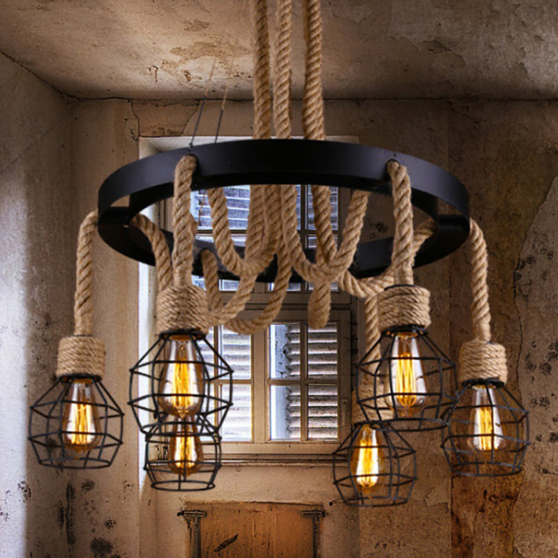 Grenade Metallic Ceiling Lighting Retro Style Chandelier - Rebooters