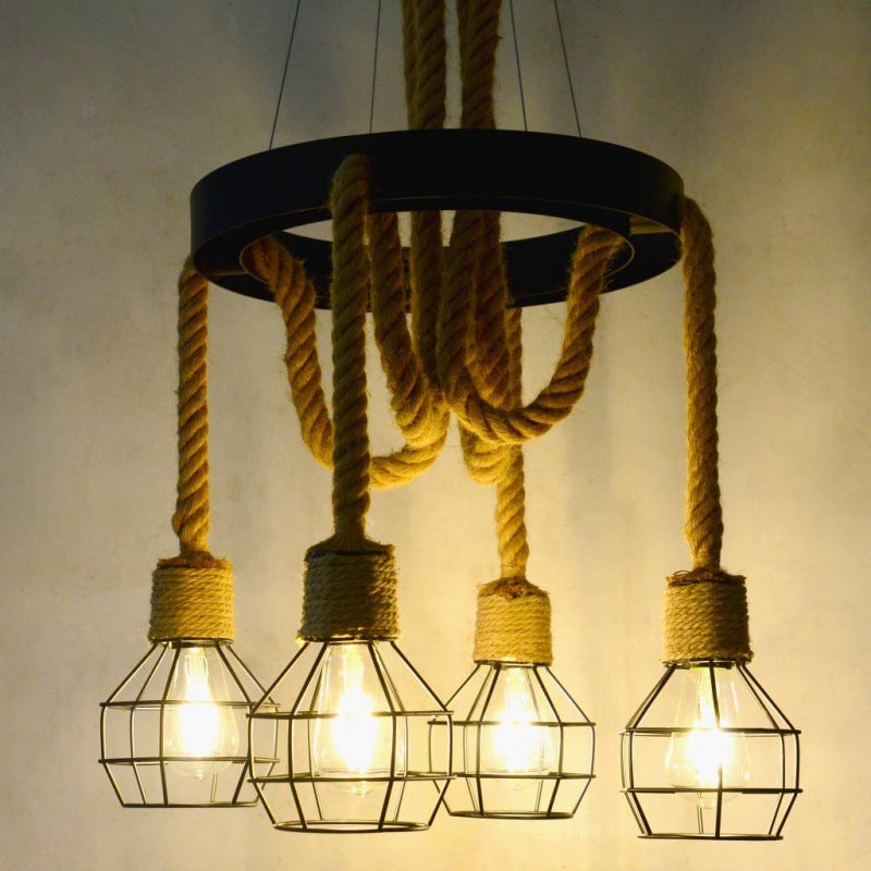 Grenade Metallic Ceiling Lighting Retro Style Chandelier - Rebooters