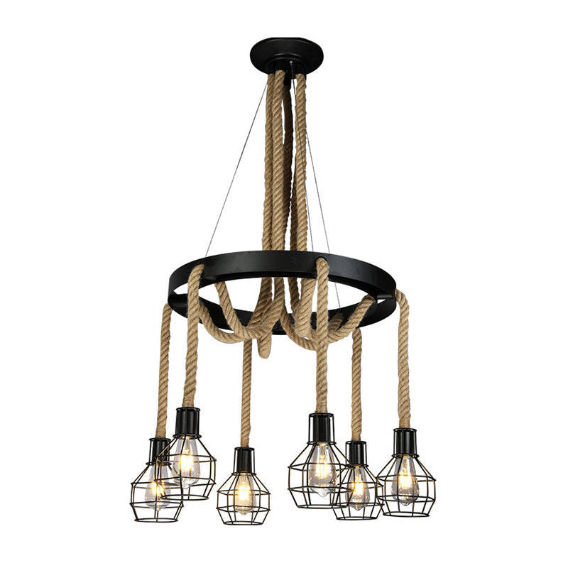 Grenade Metallic Ceiling Lighting Retro Style Chandelier - Rebooters