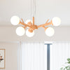 Wood Branch Ceiling Lighting Simplicity Chandelier Light Fixture - Rebooters