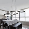 Metal Music Note Chandelier Lighting Minimalist LED Pendant Light - Rebooters