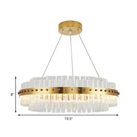 19.5"/23.5"/27.5" W LED Living Room Ceiling Pendant Light - Rebooters