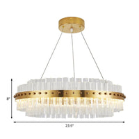 19.5"/23.5"/27.5" W LED Living Room Ceiling Pendant Light - Rebooters