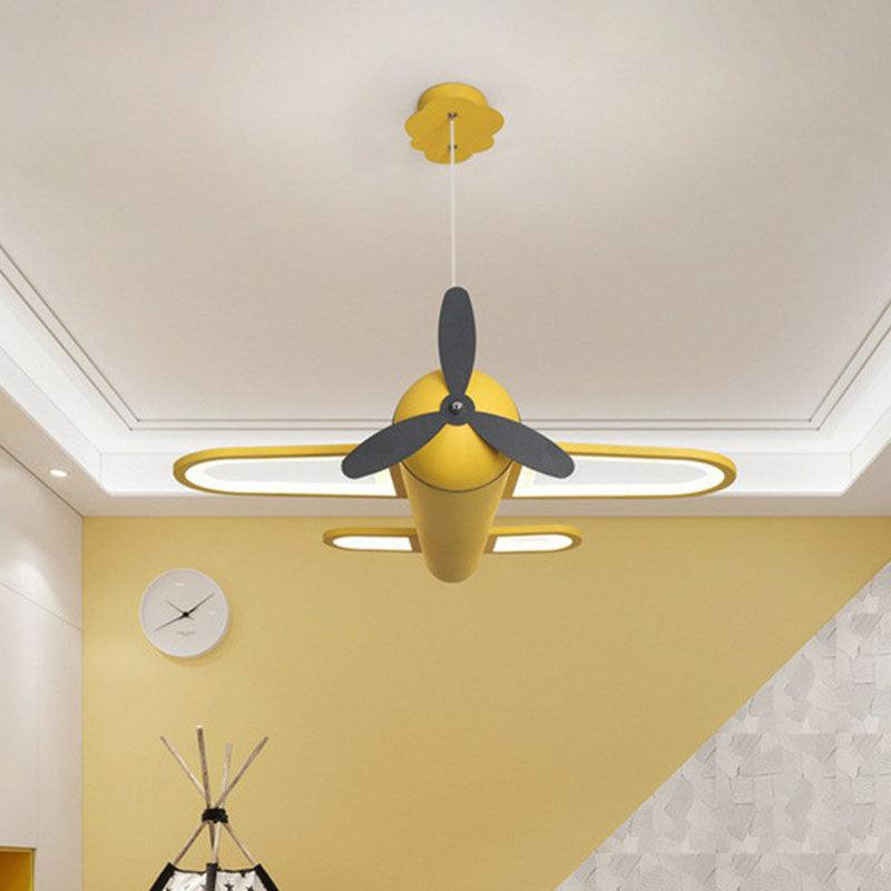 Contemporary Plane LED Ceiling Lighting Acrylic Kindergarten Chandelier - Rebooters