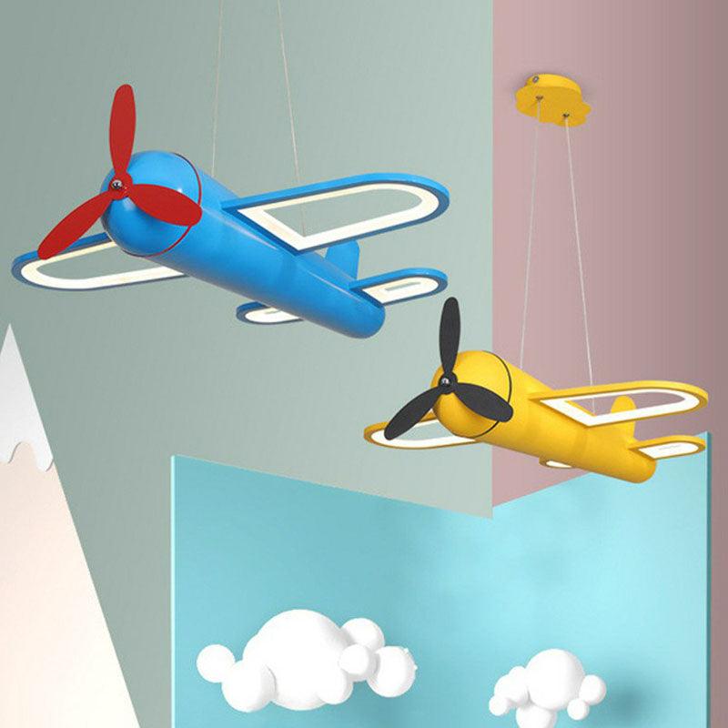 Contemporary Plane LED Ceiling Lighting Acrylic Kindergarten Chandelier - Rebooters