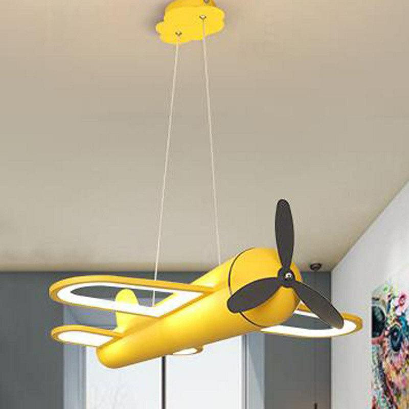 Contemporary Plane LED Ceiling Lighting Acrylic Kindergarten Chandelier - Rebooters