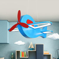 Aircraft Shaped Chandelier Pendant Light Kids Style Acrylic Ceiling Light - Rebooters