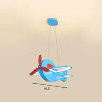 Aircraft Shaped Chandelier Pendant Light Kids Style Acrylic Ceiling Light - Rebooters