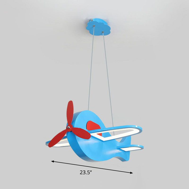 Aircraft Shaped Chandelier Pendant Light Kids Style Acrylic Ceiling Light - Rebooters