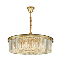 6/12 Lights Dining Room Chandelier Contemporary Brass Flush Mount - Rebooters