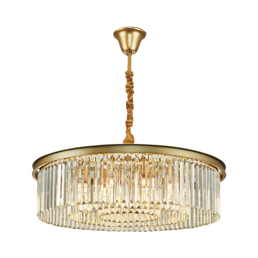 6/12 Lights Dining Room Chandelier Contemporary Brass Flush Mount - Rebooters