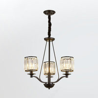 Bedroom Chandelier Light Contemporary Black Ceiling Lamp - Rebooters