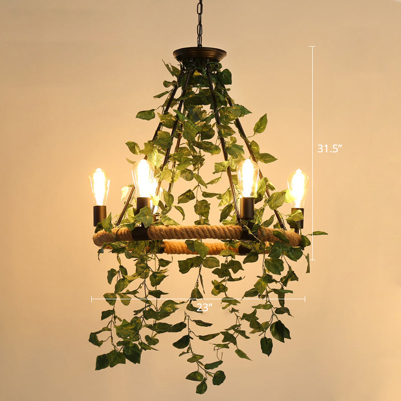 Wagon Wheel Dining Room Hanging Light Farmhouse Chandelier - Rebooters