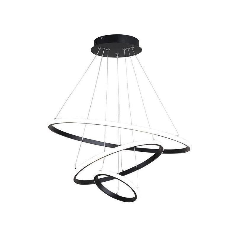 Circular LED Ceiling Suspension Lamp Minimalism Chandelier - Rebooters
