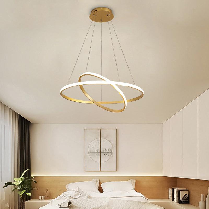 Acrylic Loop LED Pendant Light Simplicity Chandelier - Rebooters