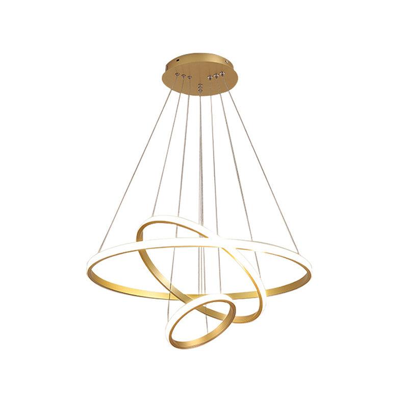 Acrylic Loop LED Pendant Light Simplicity Chandelier - Rebooters
