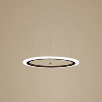 4-Tier Rectangular Living Room LED Suspension Light Acrylic Nordic Style Chandelier Light in Black - Rebooters