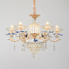 Clear K9 Crystal Flower Chandelier for Dining Room Light - Rebooters