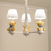 Yellow Bear Toy Chandelier Cartoon Resin Suspension Light - Rebooters