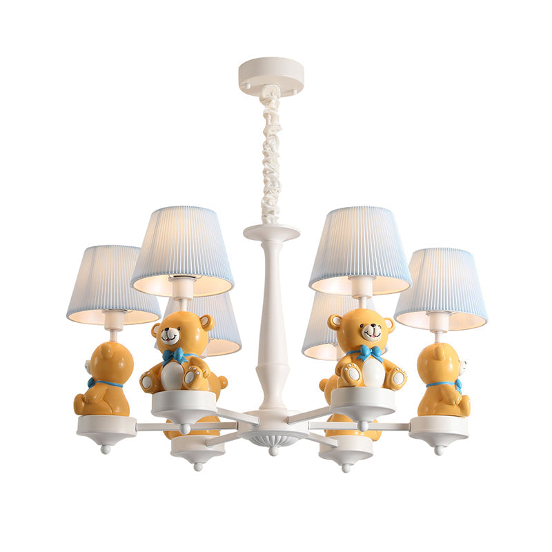 Yellow Bear Toy Chandelier Cartoon Resin Suspension Light - Rebooters