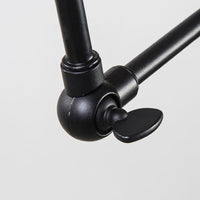 20 Lights Spider Chandelier Rustic Black Metallic Ceiling Suspension Lamp for Dining Room - Rebooters