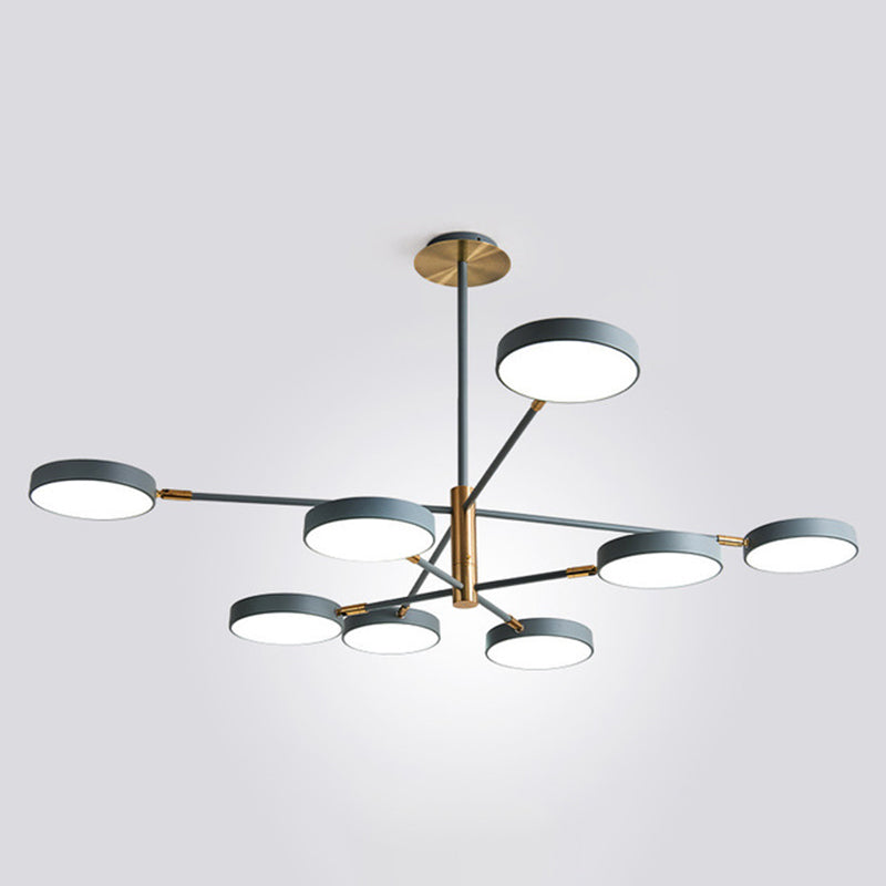 Rotatable Metal Branch Hanging Lamp Simplicity LED Chandelier - Rebooters