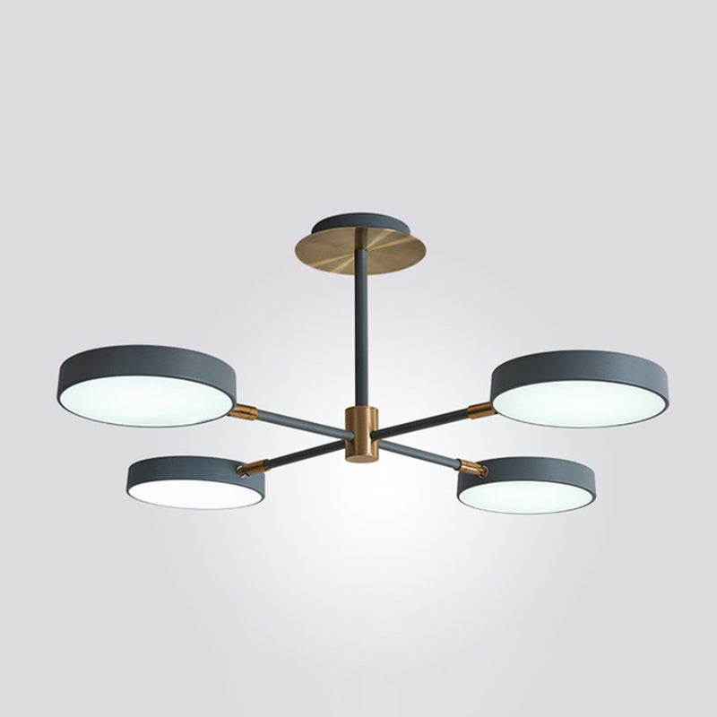 Rotatable Metal Branch Hanging Lamp Simplicity LED Chandelier - Rebooters