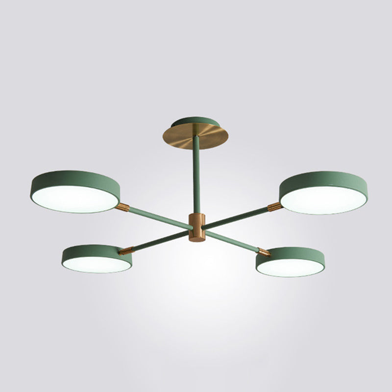 Rotatable Metal Branch Hanging Lamp Simplicity LED Chandelier - Rebooters