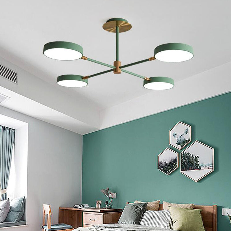 Rotatable Metal Branch Hanging Lamp Simplicity LED Chandelier - Rebooters