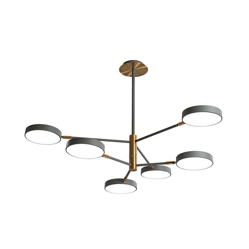 Rotatable Metal Branch Hanging Lamp Simplicity LED Chandelier - Rebooters