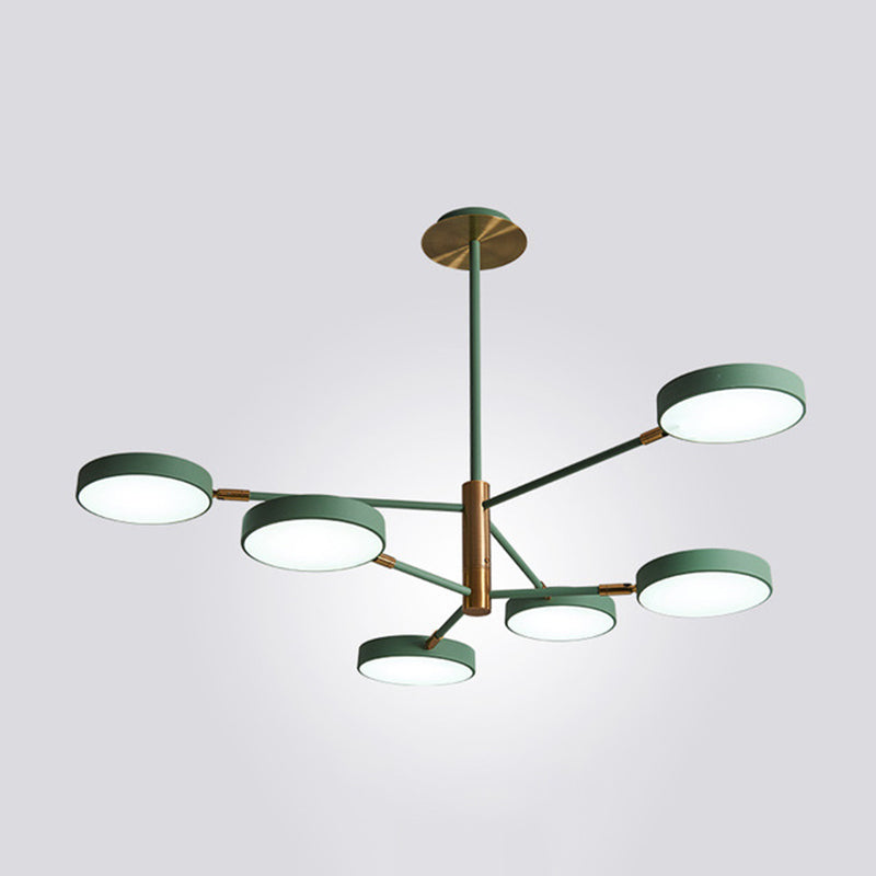 Rotatable Metal Branch Hanging Lamp Simplicity LED Chandelier - Rebooters