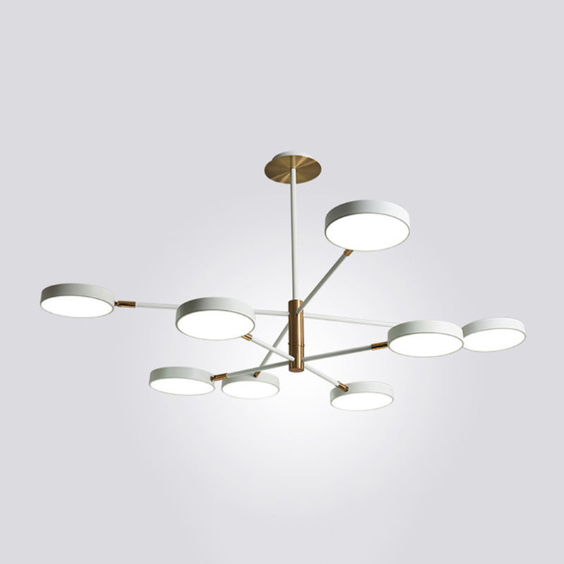 Rotatable Metal Branch Hanging Lamp Simplicity LED Chandelier - Rebooters