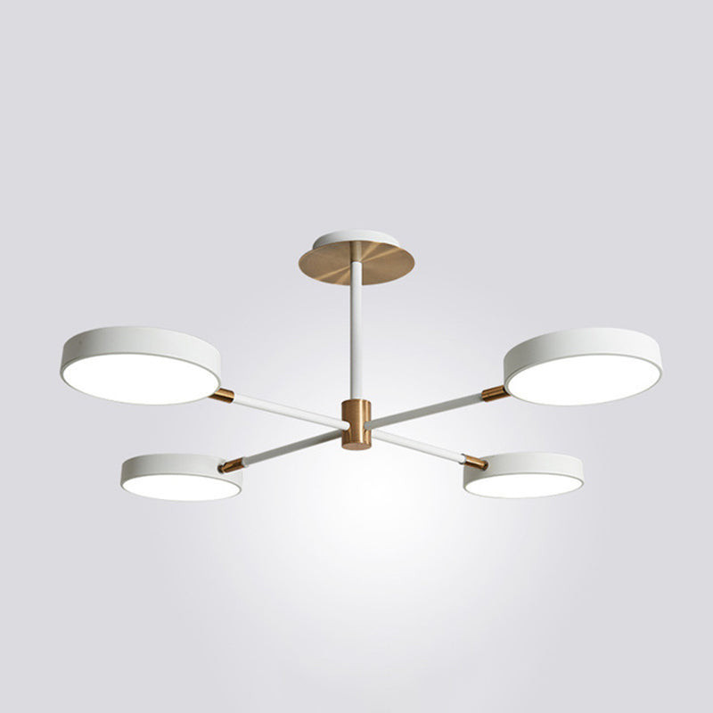 Rotatable Metal Branch Hanging Lamp Simplicity LED Chandelier - Rebooters