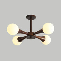 Ball Pendant Lighting Fixture Simplicity Opal Glass Lamp - Rebooters