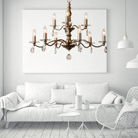 9/12/15 Lights Ceiling Light Country Candle Metal Chandelier - Rebooters