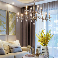 9/12/15 Lights Ceiling Light Country Candle Metal Chandelier - Rebooters