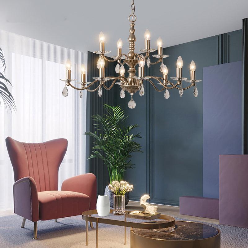 9/12/15 Lights Ceiling Light Country Candle Metal Chandelier - Rebooters