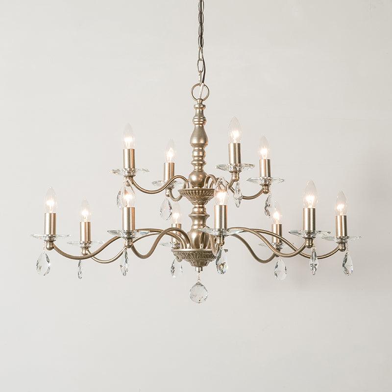 9/12/15 Lights Ceiling Light Country Candle Metal Chandelier - Rebooters