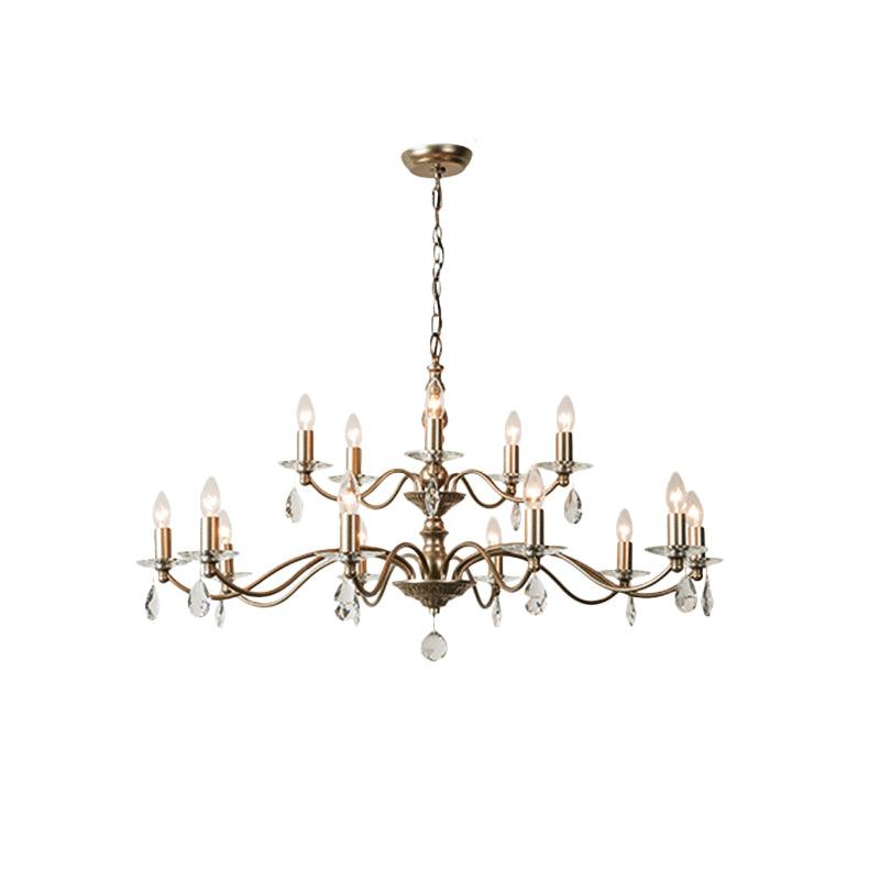 9/12/15 Lights Ceiling Light Country Candle Metal Chandelier - Rebooters