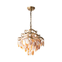 Modern Fountain Chandelier Lamp Shell 4 Heads Ceiling Light - Rebooters