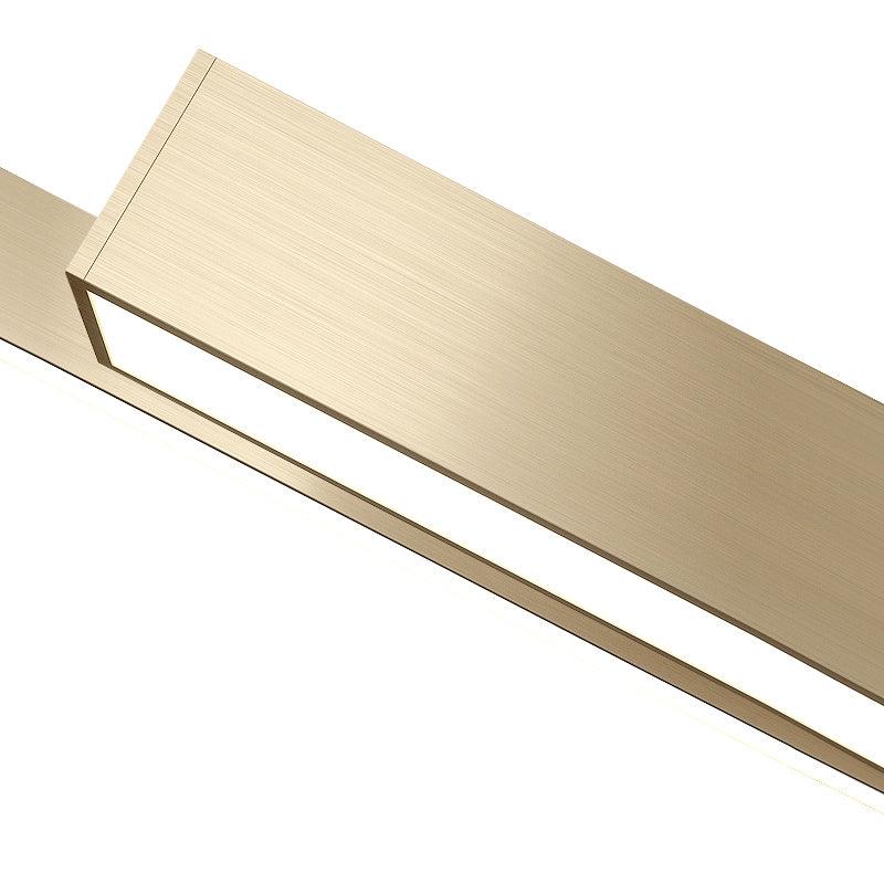 Bar-Shaped Chandelier Lighting Simplicity Metal LED Light - Rebooters